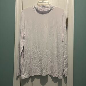 Leo & Nicole Mock Neck Tee (Plus Size) 1X